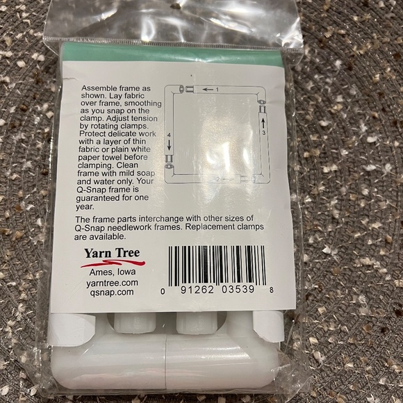 Q Snap Needlework Frame Needlepoint Cross Stitch Embroidery--6" X 6" - Picture 4 of 4